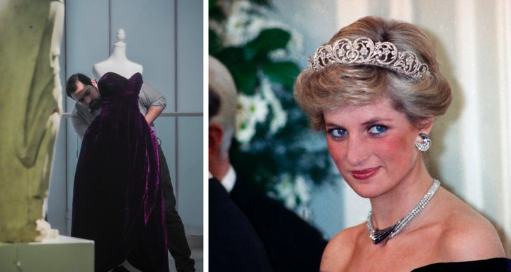 Prinsessan Diana, Auktion, Klänning